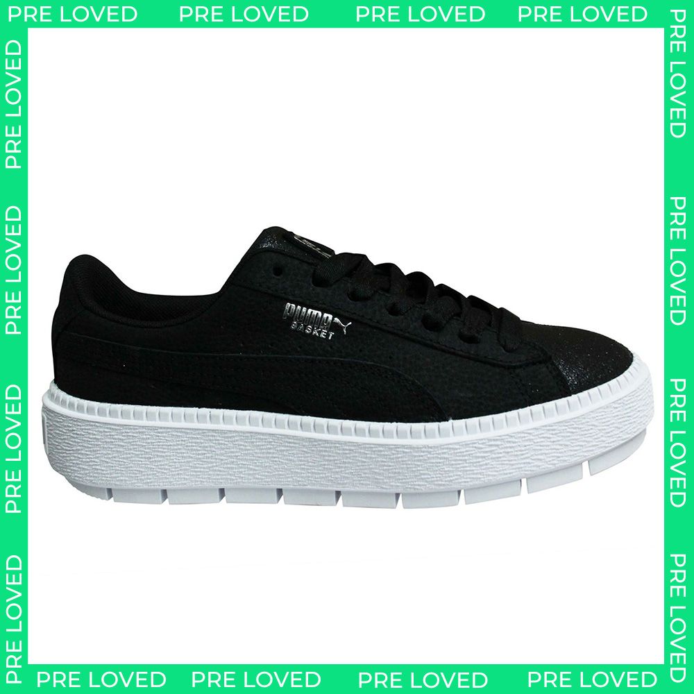 Puma Platform Trc BioHacking Womens Black Trainers NO BOX