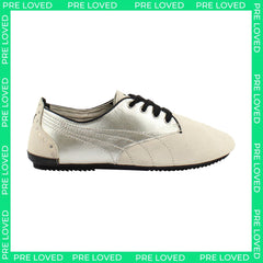 Puma Geselle Stud Womens Silver Trainers NO BOX