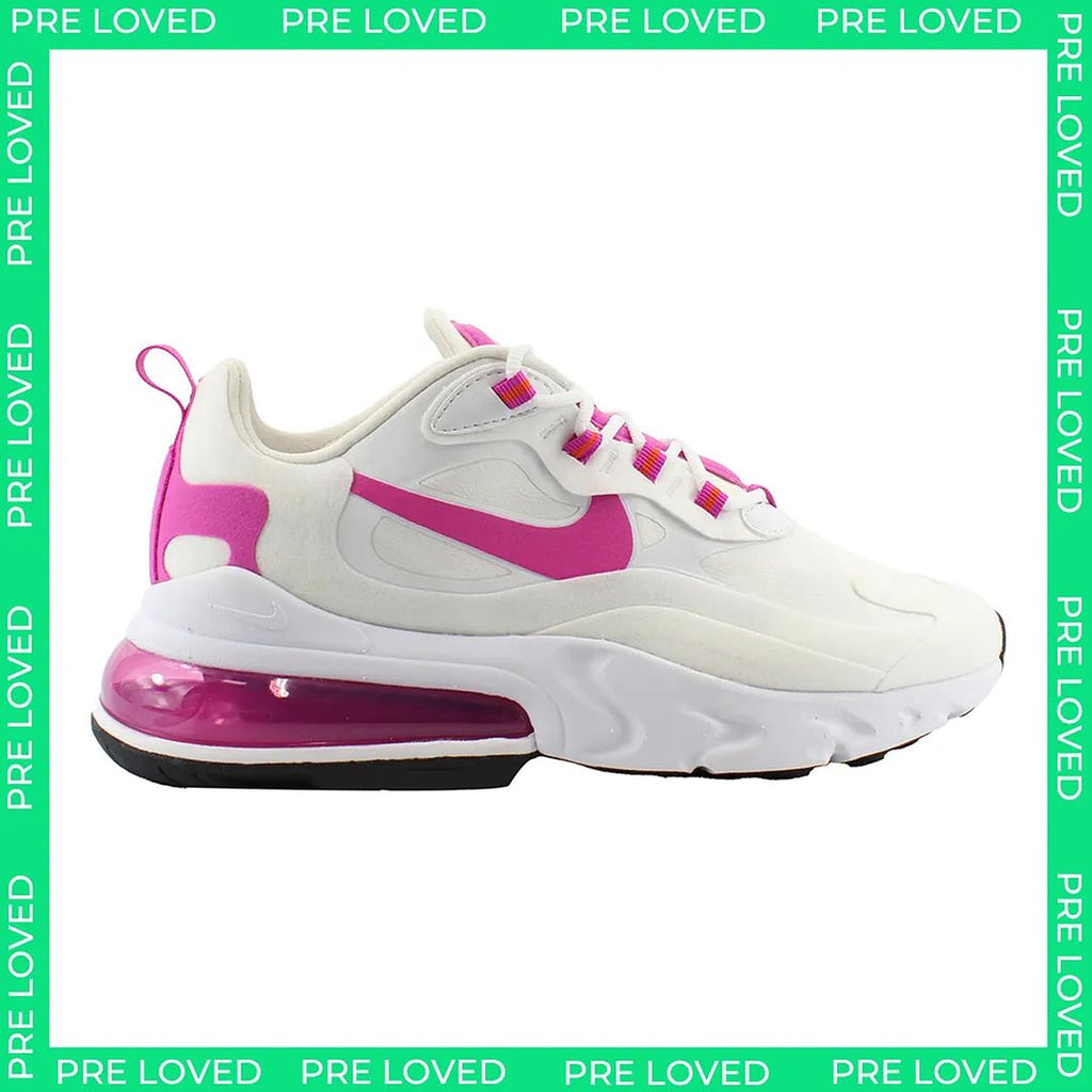 Nike Air Max 270 React Womens White Trainers - Marks