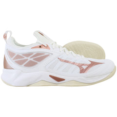 Mizuno Wave Dimension Womens White Volleyball Shoes