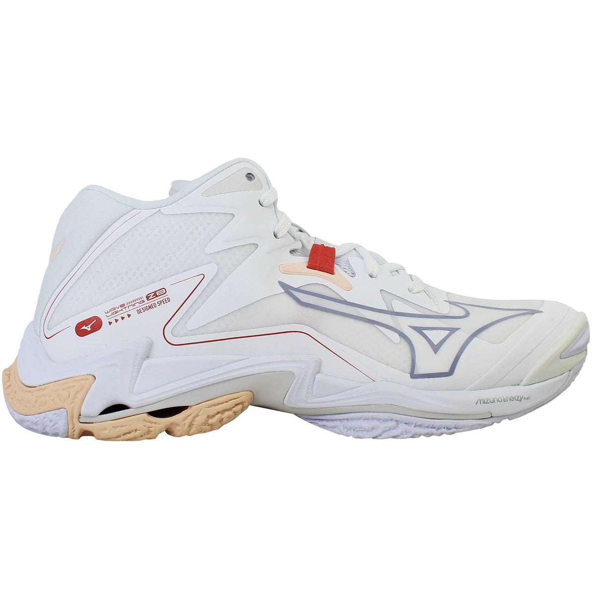 Mizuno Wave Lightning Z8 Mid Womens White Volleyball Shoes