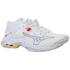 Mizuno Wave Lightning Z8 Mid Womens White Volleyball Shoes