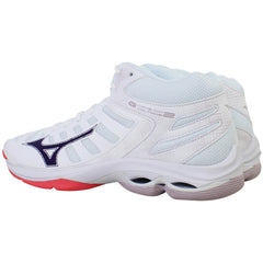 Mizuno Wave Voltage 2 Mid Womens White Volleyball Shoes