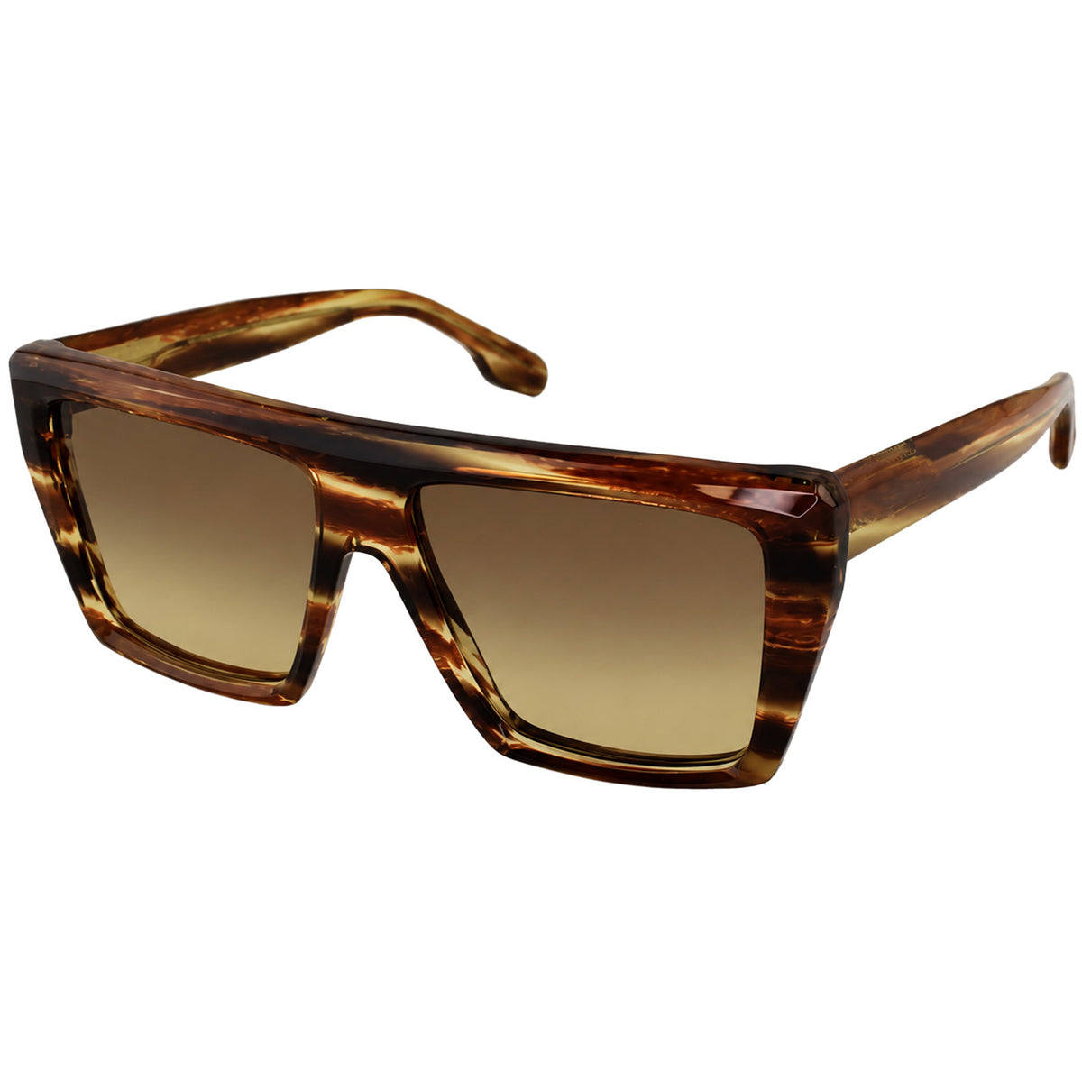 Victoria Beckham Square Brown Sunglasses