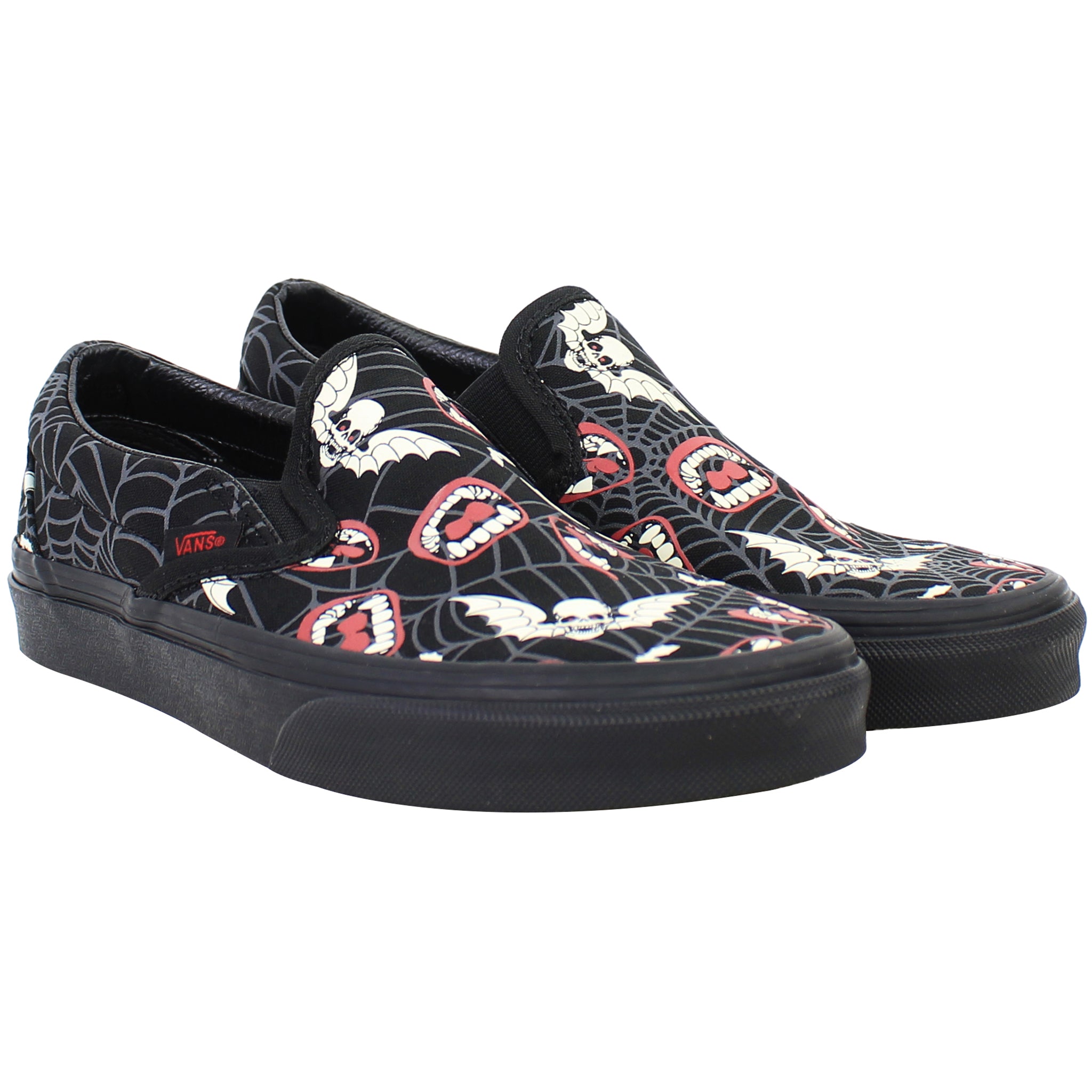 Vans Glow Frights Classic Mens Black Plimsolls