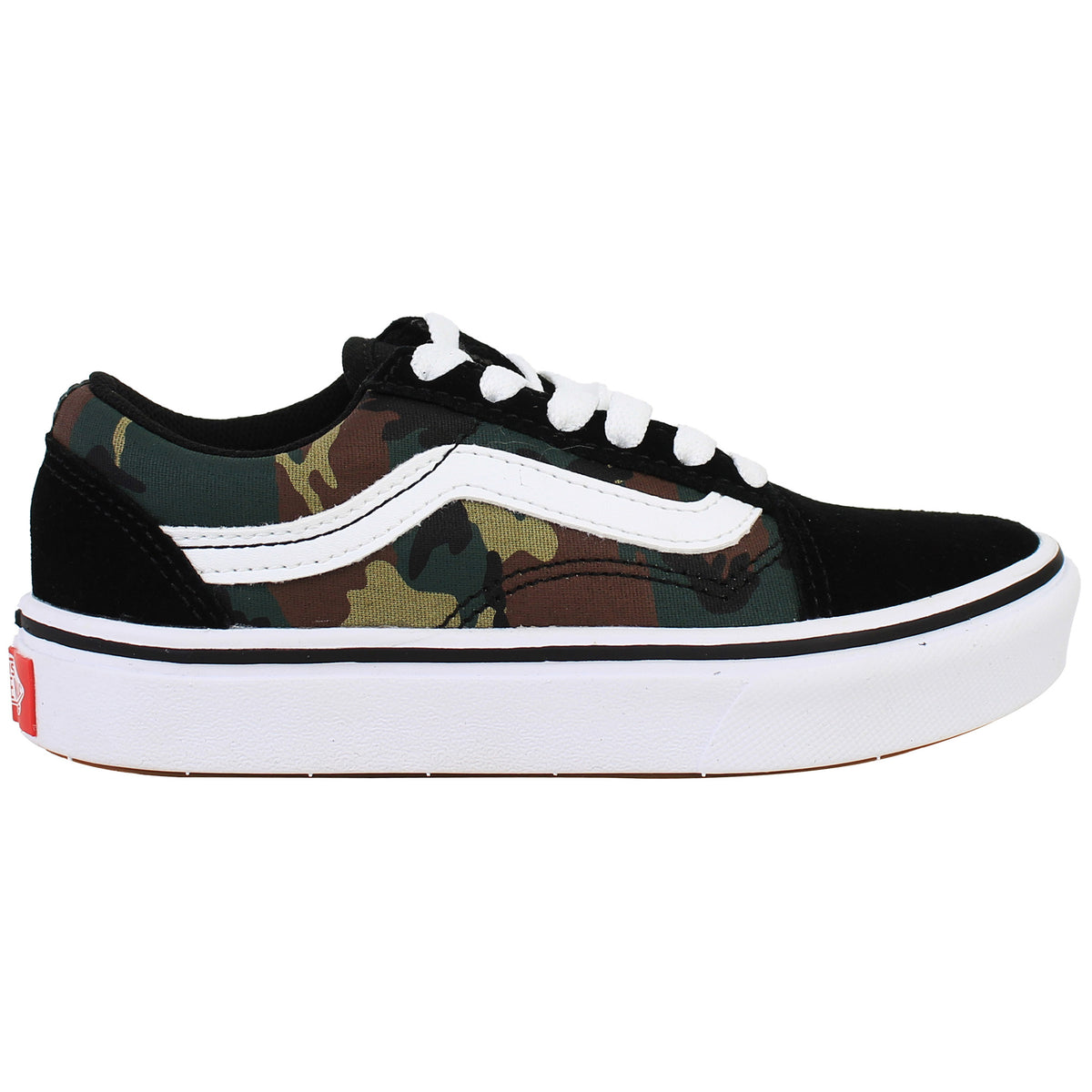 Vans ComfyCush Old Skool Kids Black Plimsolls