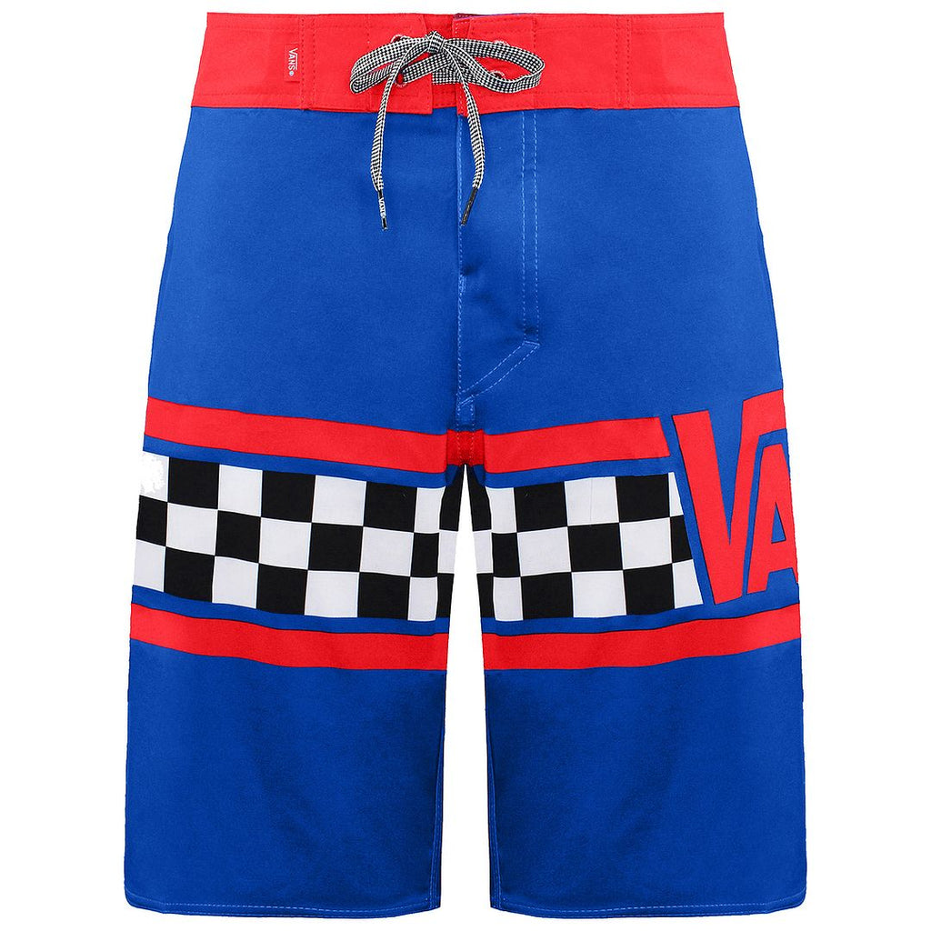 Vans Off The Wall Getting Crit Mens Blue/Red Board Shorts