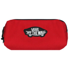 Vans Off The Wall Logo Red Pencil Pouch