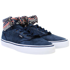 Vans Off The Wall Atwood Hi Top Womens Blue Plimsolls