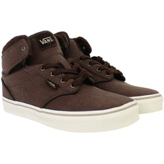 Vans Hi Top Kids Brown Trainers