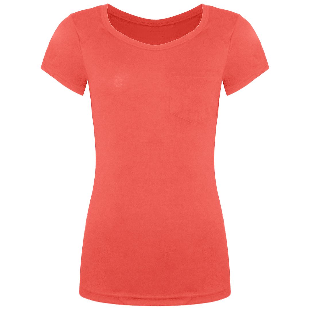 Vans Off The Wall Slinger Womens Coral T-Shirt