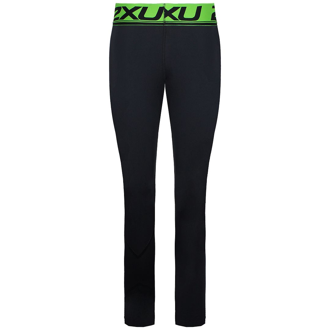 2XU Refresh Recovery Compression Womens Black/Green Tights