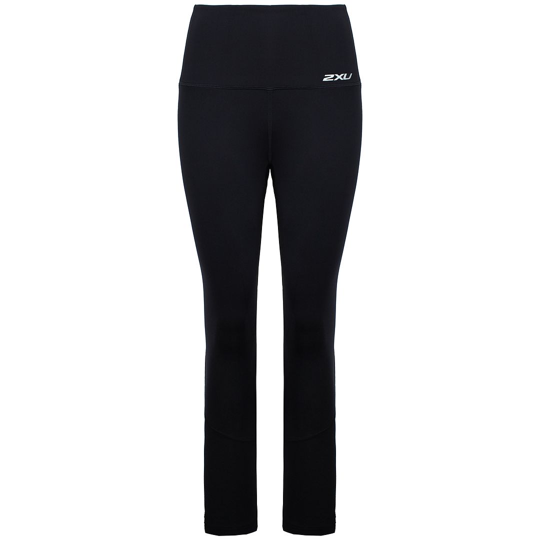 2XU Hi-Rise Compression Womens Black/Silver Tights