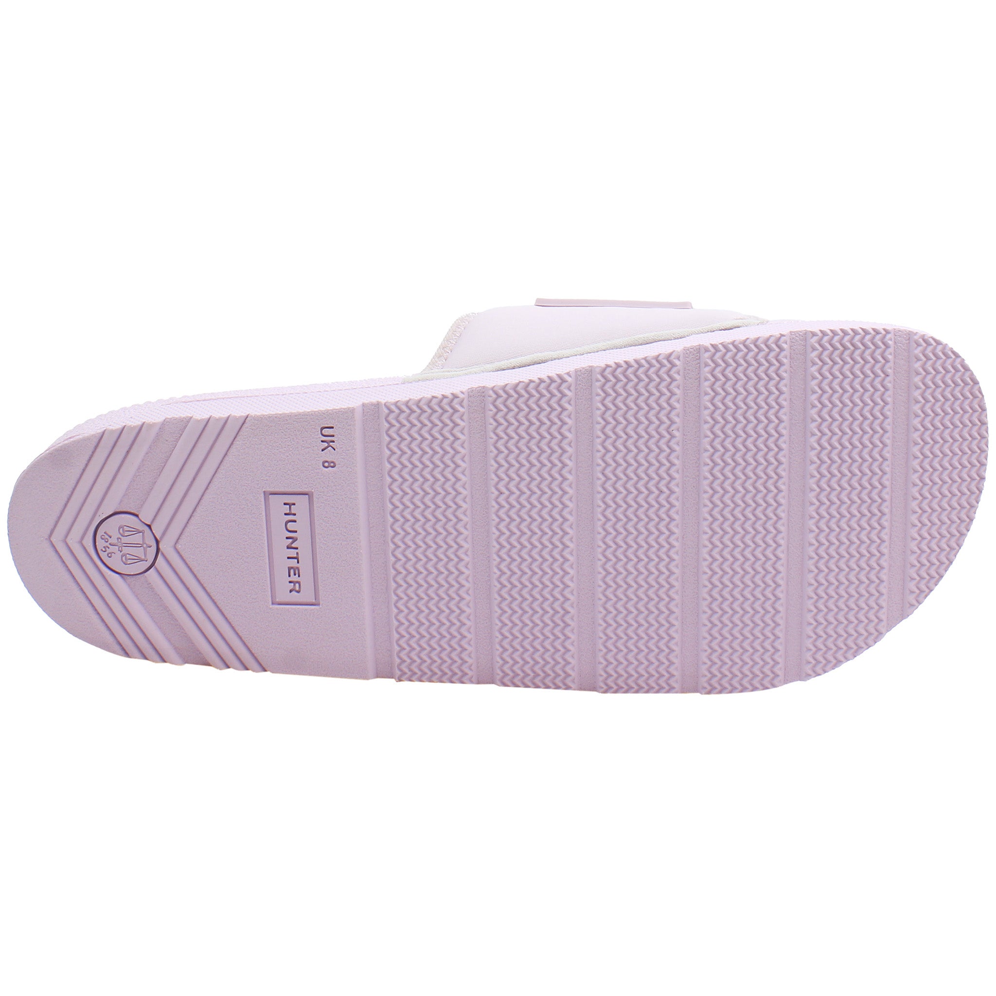 Hunter Neoprene Logo Womens Pink Sliders