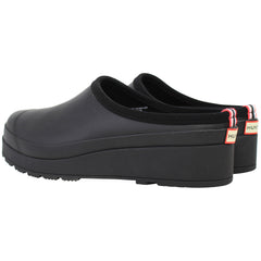 Hunter Play Womens Black Clogs