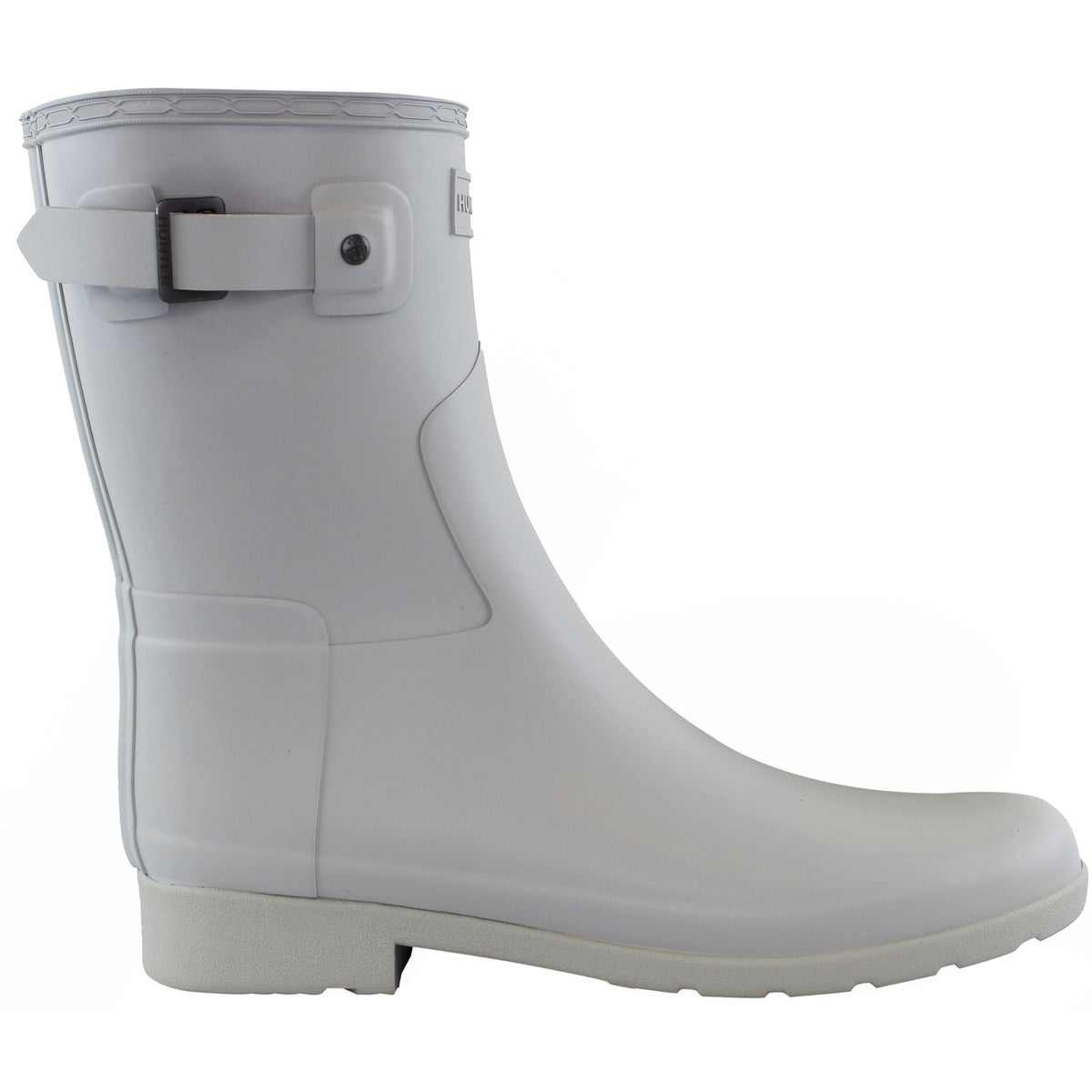 Hunter Refined Short Womens Grey Wellington Boots