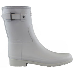 Hunter Refined Short Womens Grey Wellington Boots