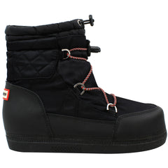 Hunter Original Snow Quilted Womens Black Boots