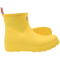 Hunter Play Short Womens Yellow Wellies Boots