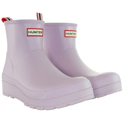 Hunter Play Short Womens Lilac Wellies Boots