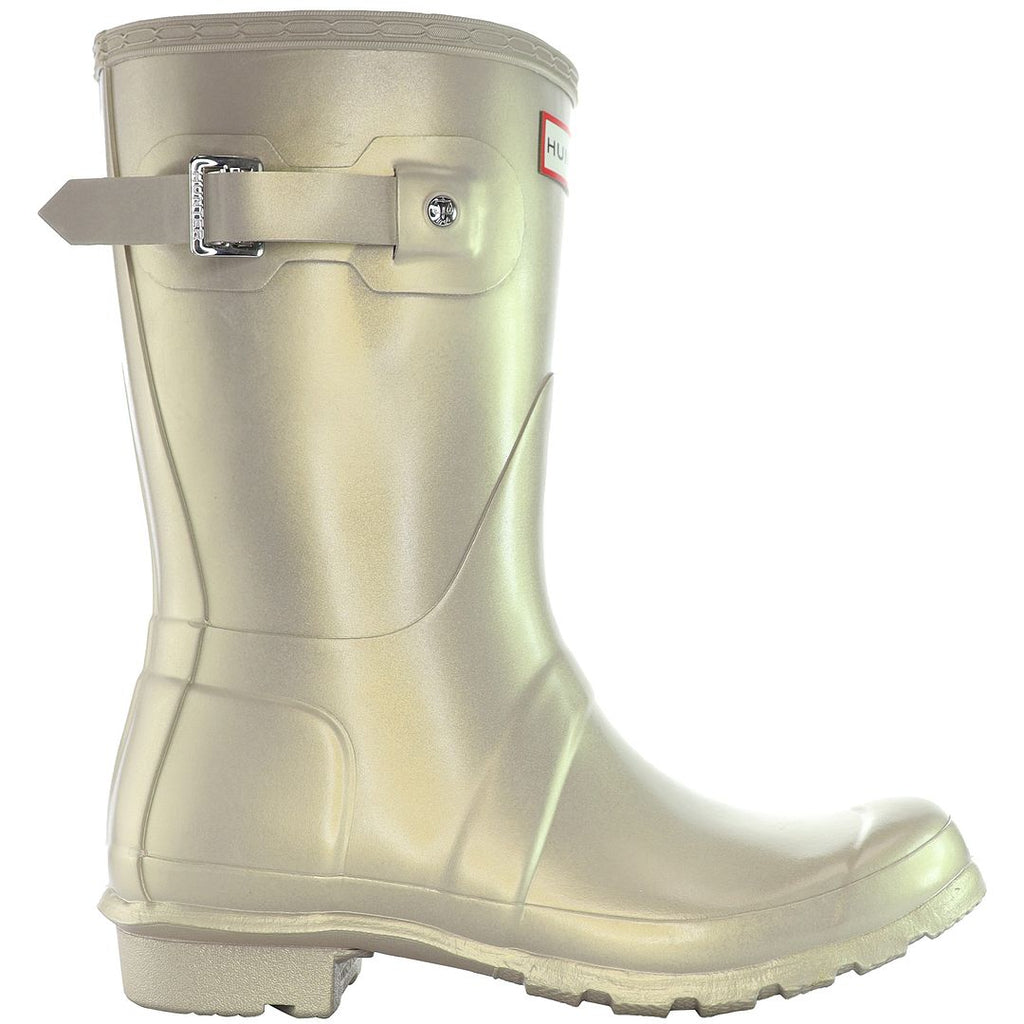 Hunter Nebula Womens Gold Wellington Boots