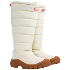 Hunter Interpid Tall Womens White Snow Boots