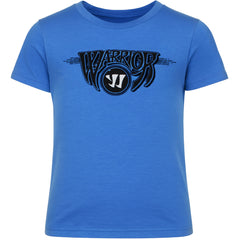 Warrior Logo Kids Blue T-Shirt