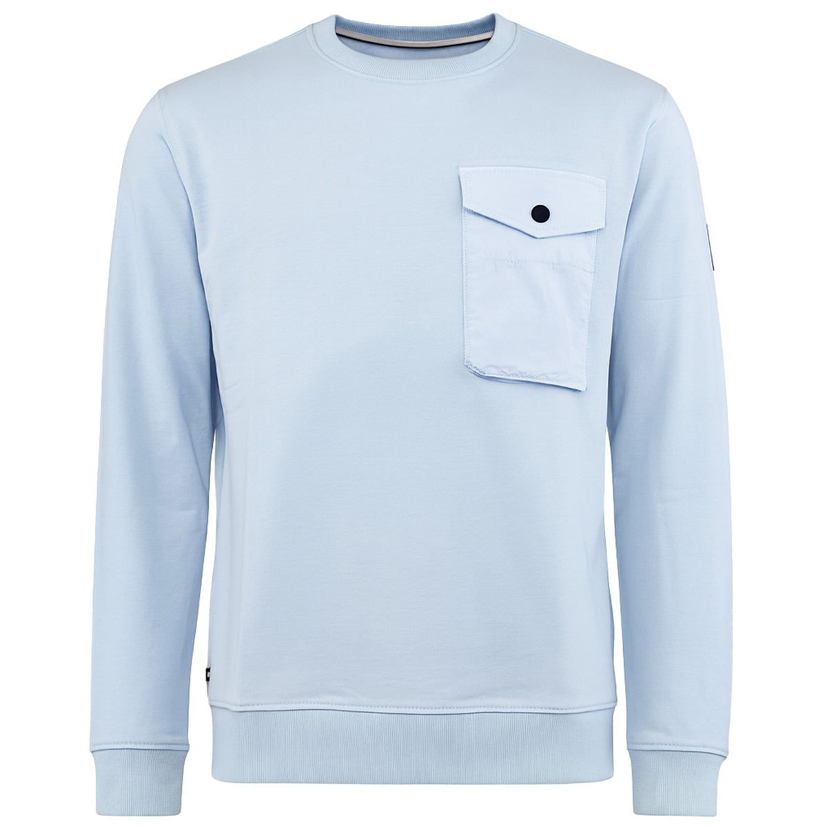 Weekend Offender Kesey Mens Light Blue Sweater