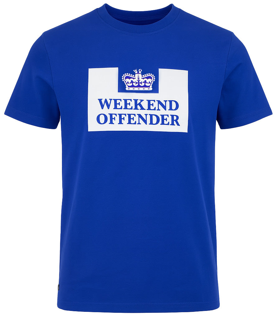 Weekend Offender McMoney Mens Blue T-Shirt