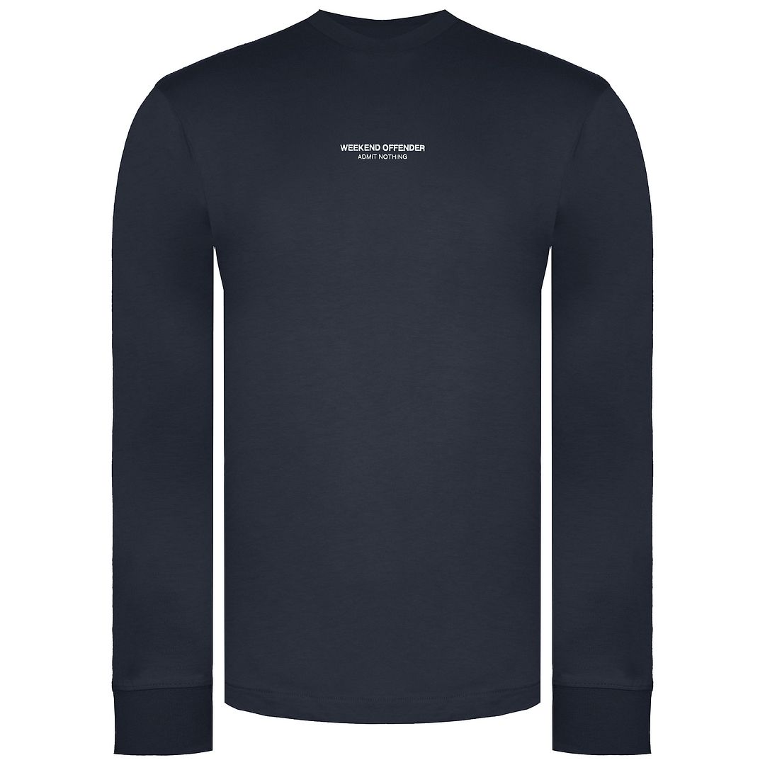 Weekend Offender Brantford Mens Navy Blue Top