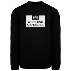 Weekend Offender Penitentiary Classics Mens Black Sweater