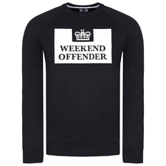 Weekend Offender Logo Mens Black Sweater
