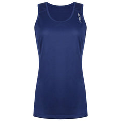 2XU BSR Active Singlet Womens Navy Top