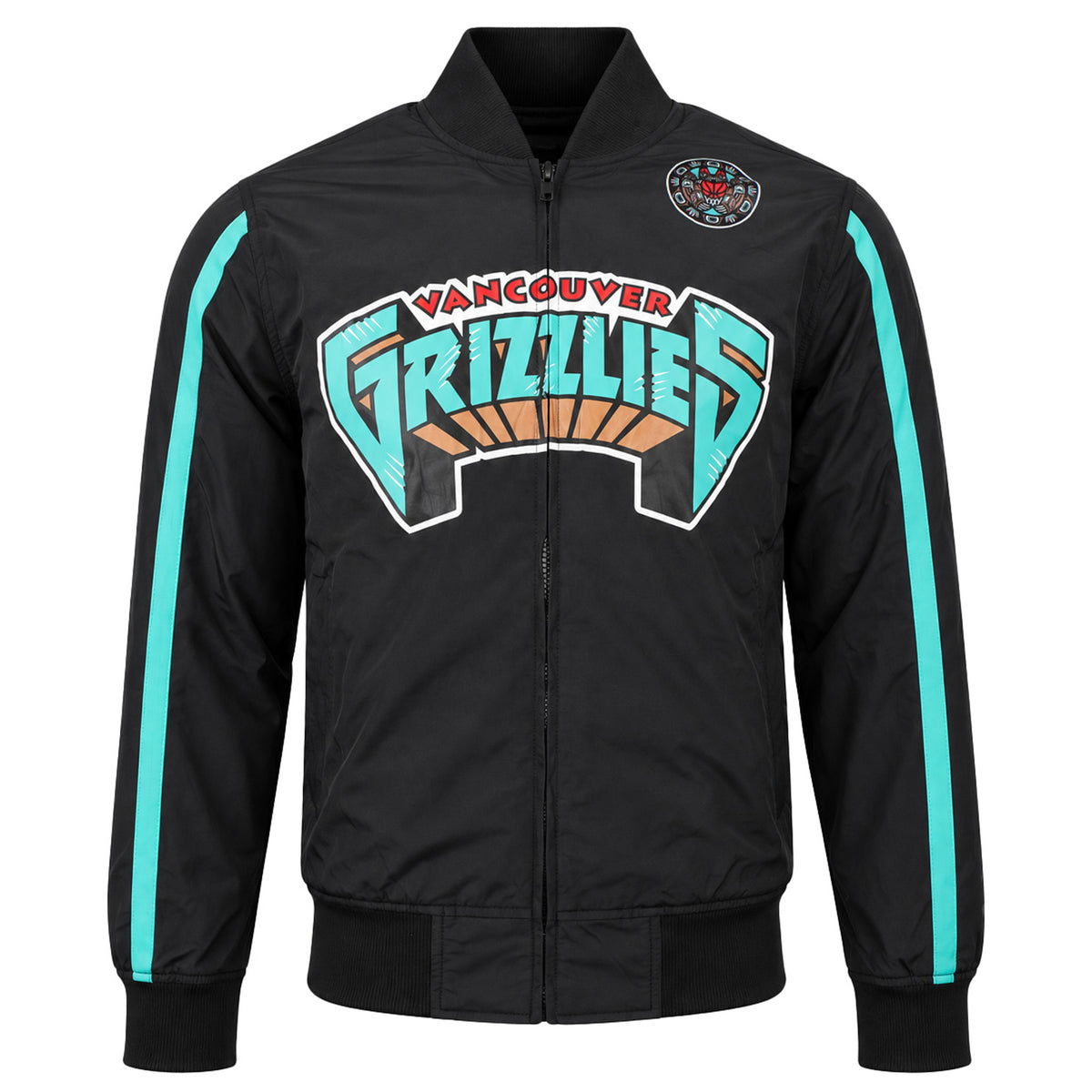 Mitchell & Ness NBA Vancouver Grizzlies Hook Shot Warm Up Mens Jacket