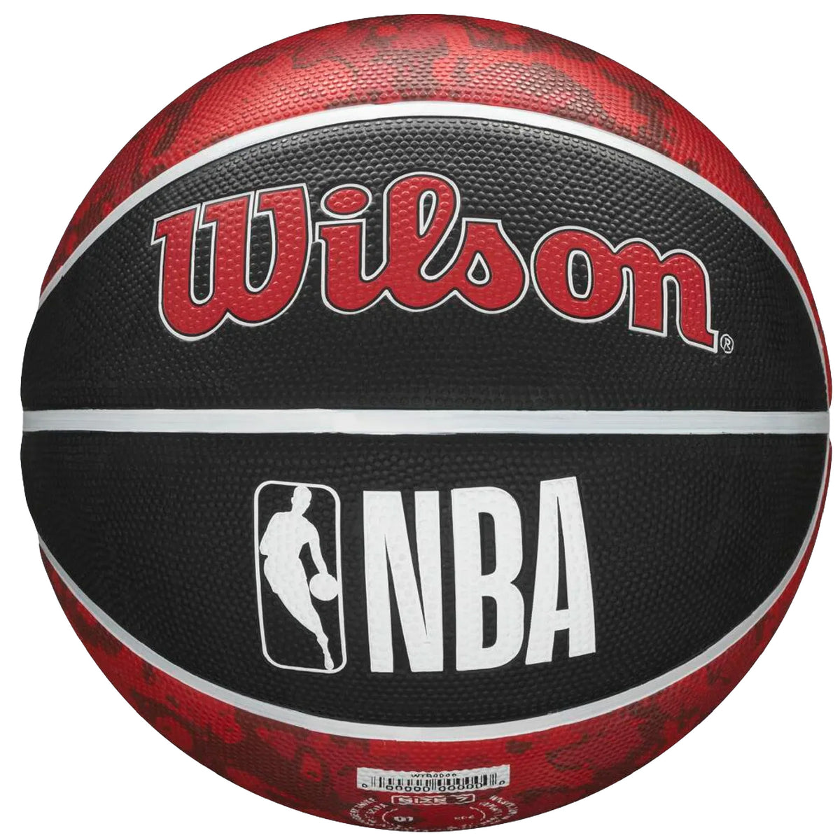 Wilson NBA Team Chicago Bulls Tie-Dye Black/Red Basketballs