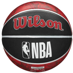 Wilson NBA Team Chicago Bulls Tie-Dye Black/Red Basketballs