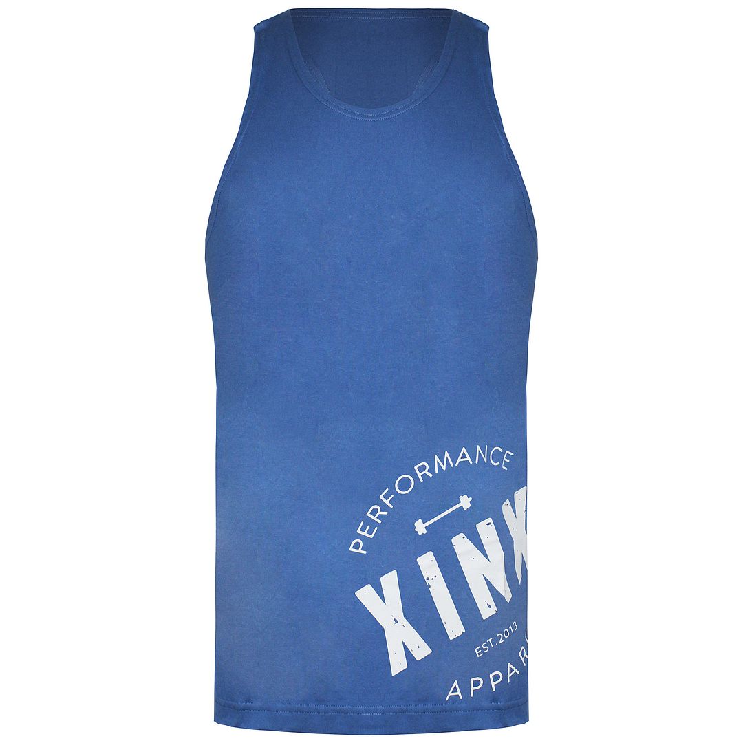 Xinx Performance Mens Blue/White Vest