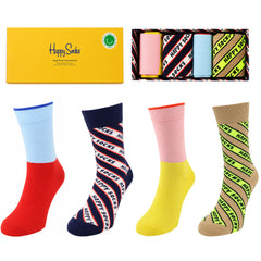 Happy Socks 4-Pack Multicolour Premium Gift Set
