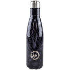 Hype Animal Print Black Water Bottle