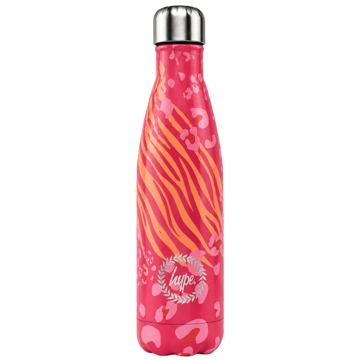 Hype 500ml Animal Prints Pink Water Bottle