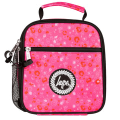 Hype Leopard Print Pink Lunch Bag