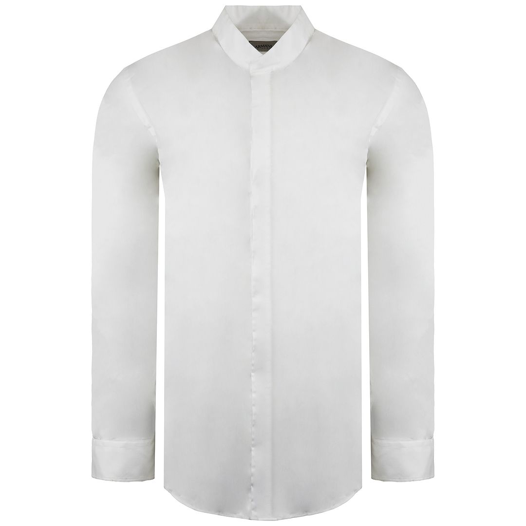 Armani Collezioni Mens White Shirt