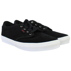 Vans Atwood Quilt Low Kids Black Plimsolls