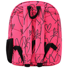 Hype Scribble Hearts Pink Backpack