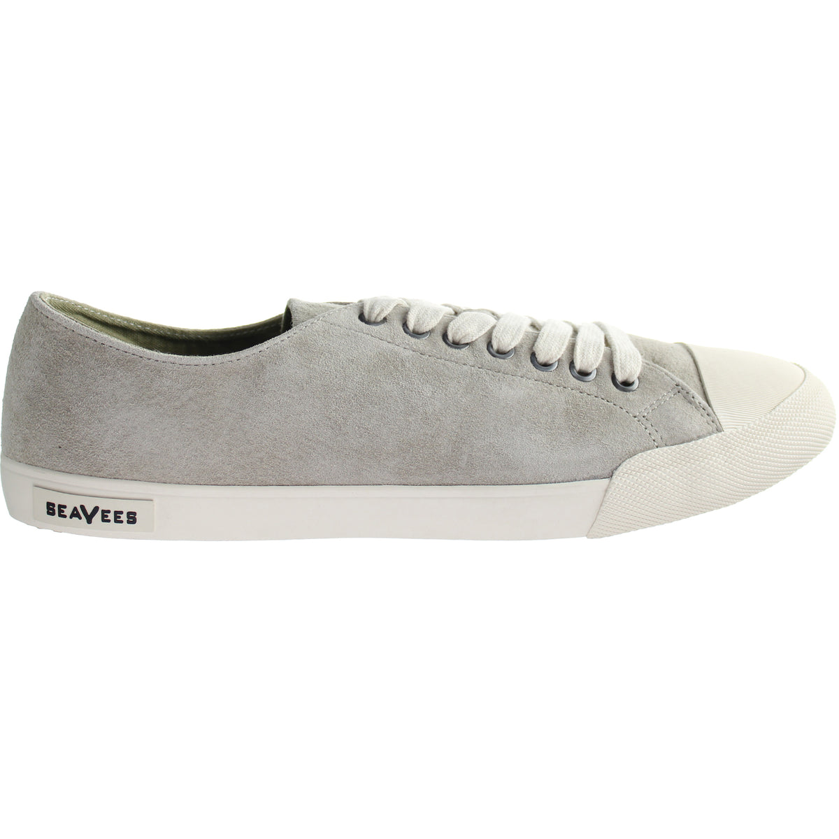 Seavees Army Issue Low Gravel Suede Shoe Grey Mens Shoes