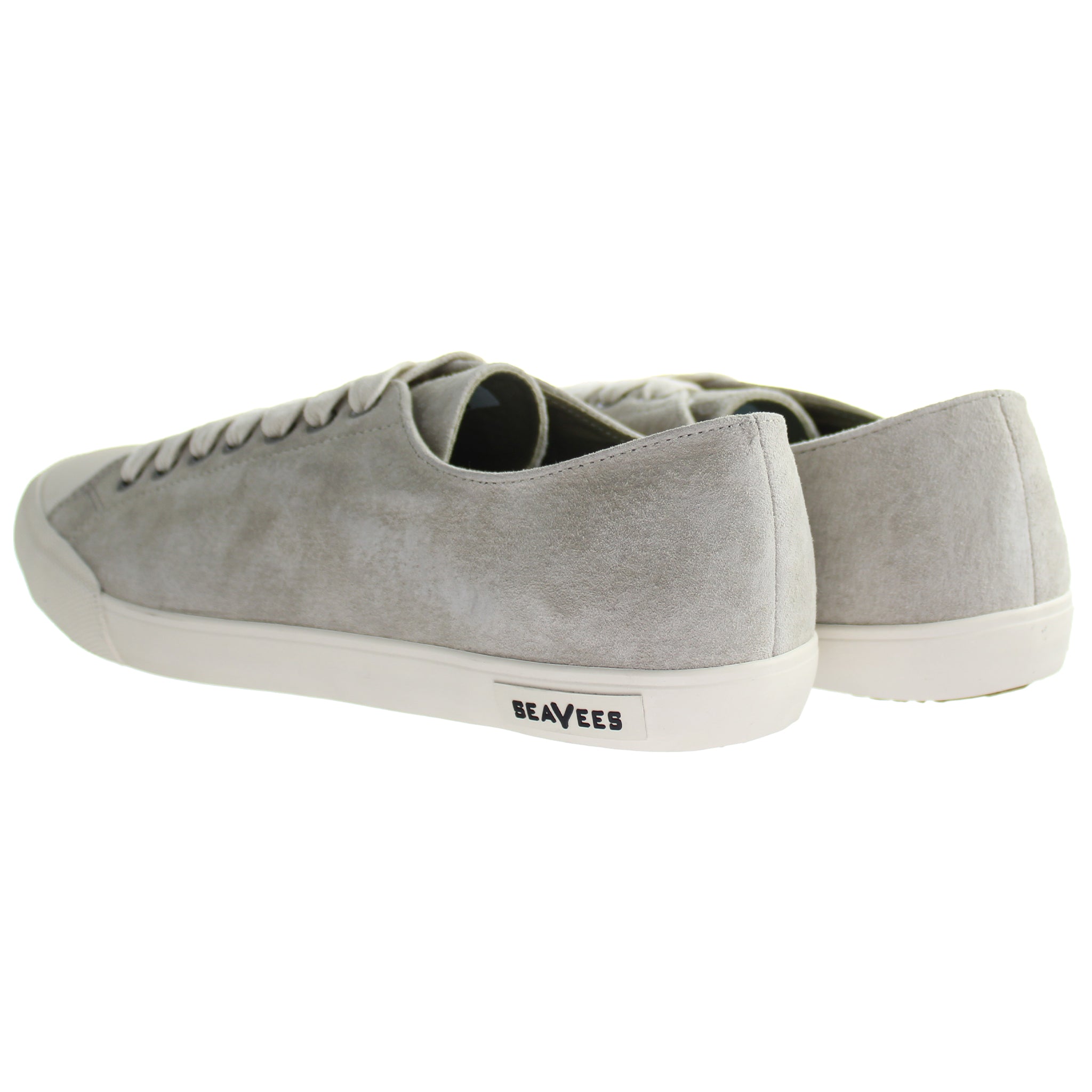 Seavees Army Issue Low Gravel Suede Shoe Grey Mens Shoes