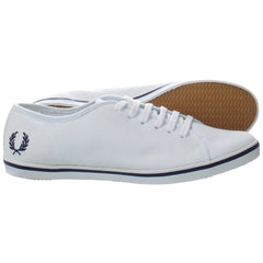 Fred Perry Low Mens White Plimsolls