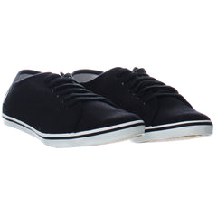 Fred Perry Low Mens Black Plimsolls