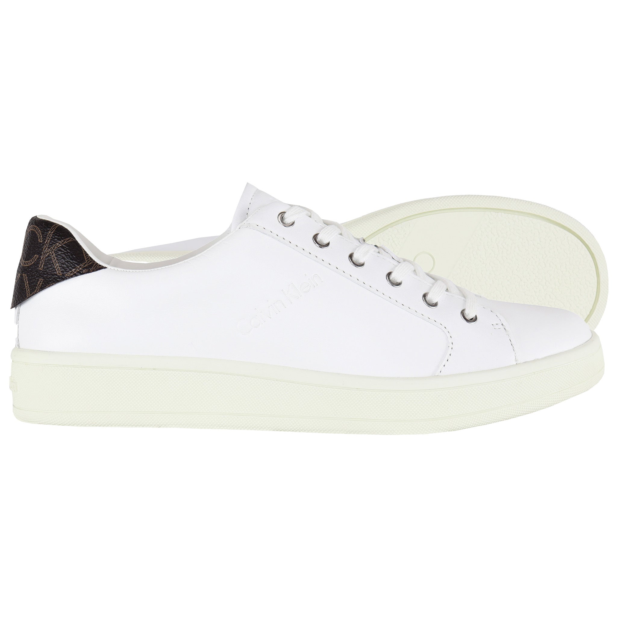 Calvin Klein Sonia Womens White Trainers