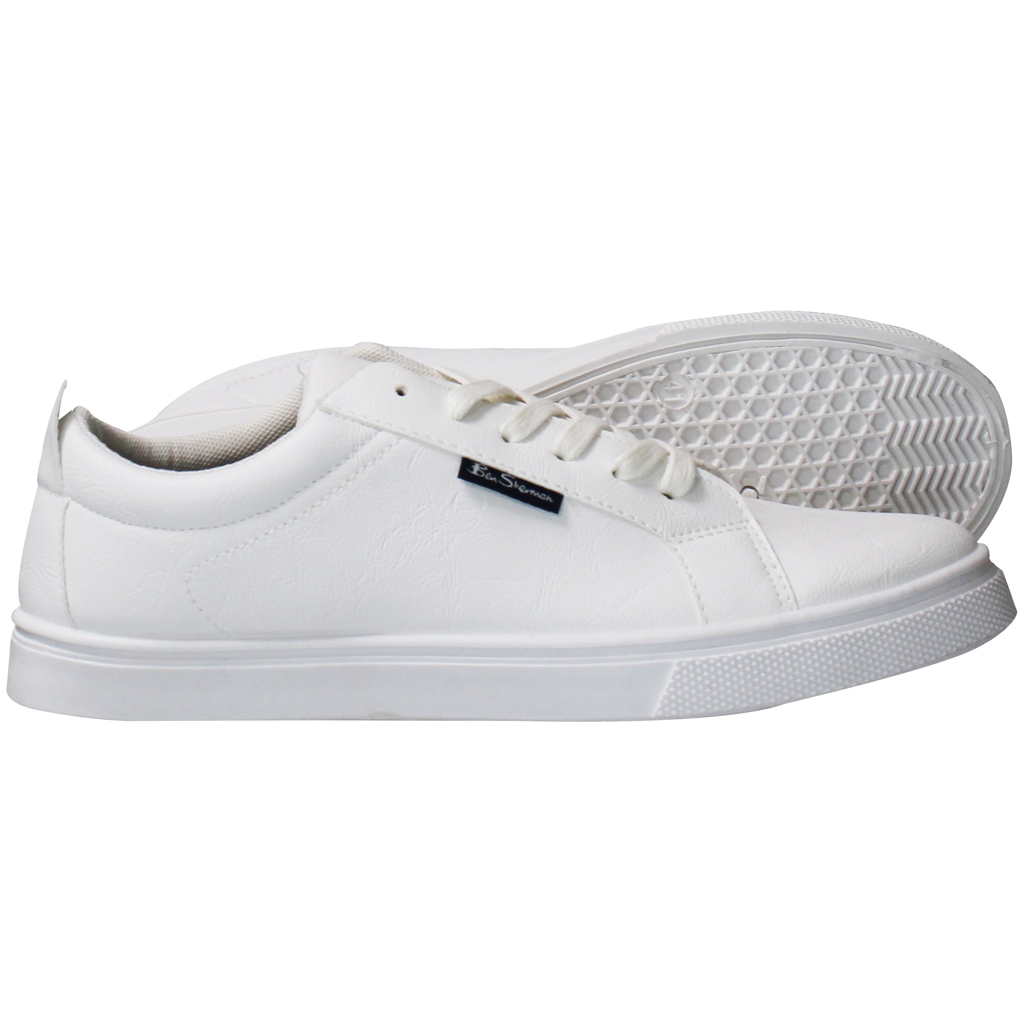 Ben Sherman Mickey Mens White Trainers